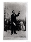 Buy Lincoln's (1809-65) Address at Gettysburg, 1895 at AllPosters.com