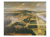 Buy View of the Chateau and Gardens of St. Cloud at AllPosters.com