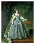 Portrait of the Empress Anna Ivanovna (1693-1740) 1730