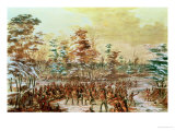 De Tonty Suing for Peace in the Iroquois Village in January 1680, 1847-48