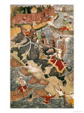 Buy Akbar Tames the Savage Elephant, Hawa'I, Outside the Red Fort at Agra at AllPosters.com