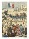 Buy The Raising of the French Flag at Timbuktu (Mali) from "Le Petit Journal," February 1894 at AllPosters.com