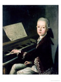 Portrait of Carl Graf Firmian at the Piano, Formerly Thought to be Mozart (1756-91)