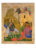 The Entry into Jerusalem, Russian Icon from the Iconostasis in the Cathedral of St. Sophia