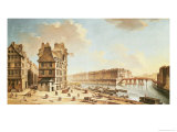 The Ile Saint-Louis from the Place De Greve, circa 1757