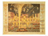 A View of the Fireworks and Illuminations at His Grace the Duke of Richmond