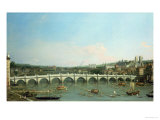Buy Westminster Bridge from the North with Lambeth Palace in Distance at AllPosters.com