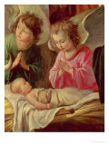Buy Adoration of the Shepherds, Detail of the Angels and Child, circa 1638 at AllPosters.com