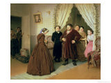 Buy The Governess Arriving at the Merchant's House, 1866 at AllPosters.com