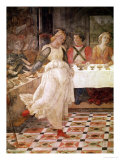 Buy Salome Dancing at the Feast of Herod, Detail of the Fresco at AllPosters.com