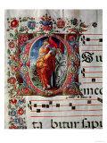 The Annunciation, Historiated Initial 