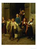 Schoolchildren Watching a Boy Cry, 1861