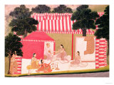 Buy A Prince and His Harem, Mughal, 18th Century (Gouache) at AllPosters.com
