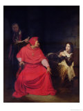 Joan of Arc (1412-31) and the Cardinal of Winchester in 1431, 1824