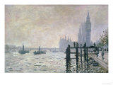 The Thames Below Westminster, 1871