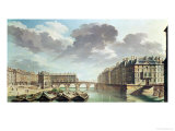 The Ile Saint-Louis and the Pont Marie in 1757