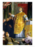 Buy The Vision of St. Ignatius of Loyola (circa 1491-1556) Detail of the Saint, 1617-18 at AllPosters.com