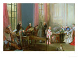 Buy The Young Mozart at the Clavichord, Detail from Le the a L'Anglaise at AllPosters.com
