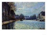 View of the Canal Saint-Martin, Paris, 1870