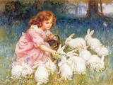 Buy Feeding the Rabbits at AllPosters.com