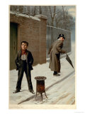 The Snowball, Guilty or Not Guilty, from the Pears Annual, Christmas, 1906