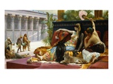 Cleopatra Testing Poison on Condemned Prisoners Giclee Print