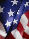 Close-up of American Flag