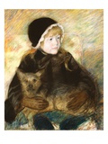 Elsie Cassatt Holding a Big Dog