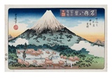 Evening Snow, Mt. Fuji from the Series Eight Views of Famous Places