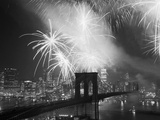 Buy Fireworks over the Brooklyn Bridge at AllPosters.com