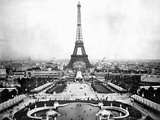 Eiffel Tower Over Exposition 1889