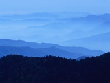 Fog Shrouding Blue Ridge Mountains