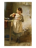 Buy Girl with a Kitten at AllPosters.com