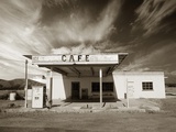 Gas Station and Cafe Photographic Print