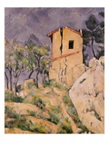 House with Cracked Wall Giclee Print