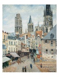 Grocer Street in Rouen, Early Morning