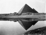Pyramid of Cheops Reflected in Nile River