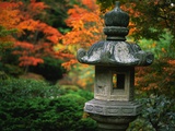 Stone Lantern in the Japanese Tea Garden at the University of Washington Arboretum