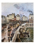 The Pont-Neuf, Afternoon of Rain Giclee Print