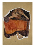 Troubled Woman by Egon Schiele