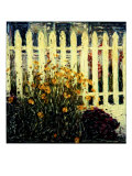 Buy Fence and Flowers at AllPosters.com