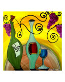 Vino And Grapes