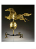 Buy A Gilded Sheet Iron Weathervane in the Form of a Galloping Horse, 19th Century at AllPosters.com