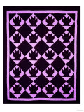 An Amish Pieced & Quilted Cotton Coverlet, Indiana or Ohio, circa 1910