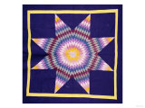 An Amish Pieced & Quilted Cotton Coverlet, Indiana, Dated 1931