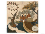 Buy Needlework Picture, Pennsylvania, 1827 at AllPosters.com