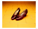 A Pair of Ruby Slippers Worn by Judy Garland in the 1939 MGM film
