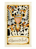Buy Fraktur Drawing Attributed to Wilhemus Antonius Faber, Late 18th or Early 19th Century at AllPosters.com