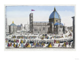A View of the Cathedral Church of Florence and the Grand Procession of the Host, circa 1740-70