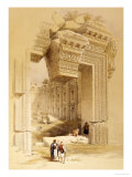 Buy The Doorway of the Temple of Bacchus, Baalbec, 7th May 1839 at AllPosters.com